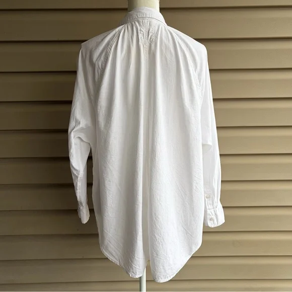 •Aerie• Pool-to-Party Linen Blend Cover Up/Shirt - Size Small - Picture 4 of 7